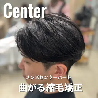 ミディアム パーマ メンズ 💠メンズ縮毛矯正 /パーマ💠林慶太のヘアスタイル