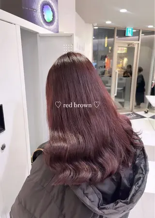 セミロング 🎀tomoka /透明感カラー🎀のヘアスタイル