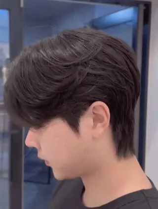 ショート パーマ 三河島駅 韓国美容室のヘアスタイル