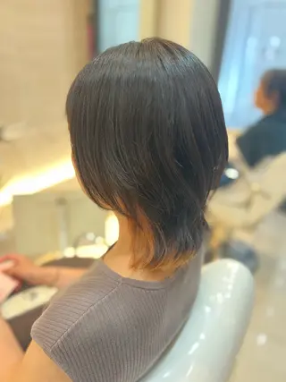 ミディアム 大川 愛未のヘアスタイル