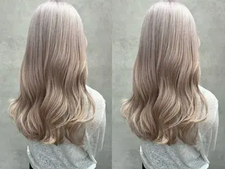 ロング カラー 優花/ハイトーン /デザインカラーのヘアスタイル