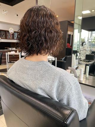 パーマ 横地 凌のヘアスタイル