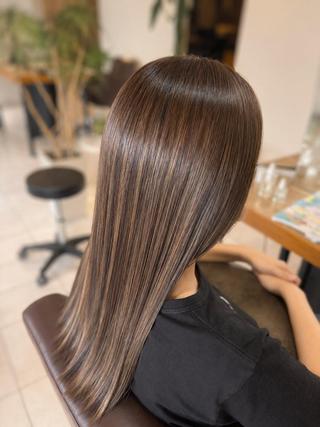 ロング カラー 伊勢崎/nap hair 秋山拓未のヘアスタイル