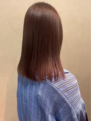 セミロング 佐々岡 亮介のヘアスタイル