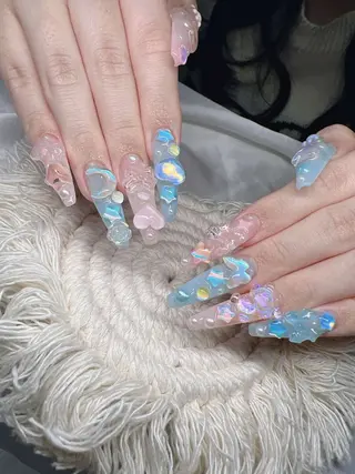 ネイル Lee Nails チップ長さだし専門店のネイルデザイン