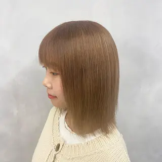 ミディアム カラー 🩵ブリーチカラー MIORI🩵のヘアスタイル