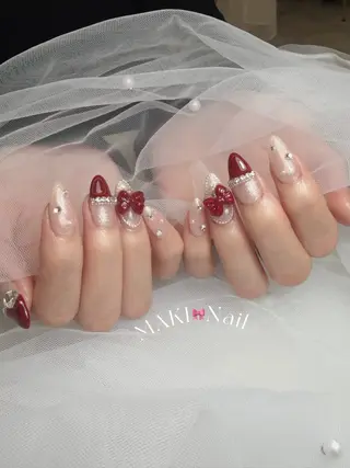 ネイル MAKI🍑堺筋本町 韓国ガーリー|定額のネイルデザイン