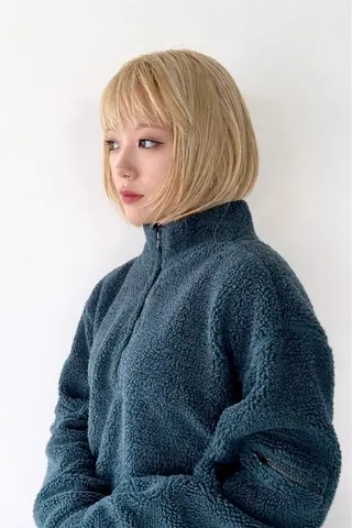 カラー yukie/ ブリーチカラーのヘアスタイル