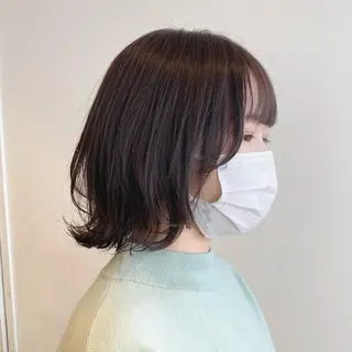 ショート カラー RIKA韓国ヘア/く びれヘア/上品カラーのヘアスタイル