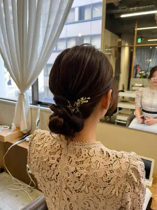 ヘアアレンジ 透明感カラー/名古屋 /栄/木下奈々望のヘアスタイル
