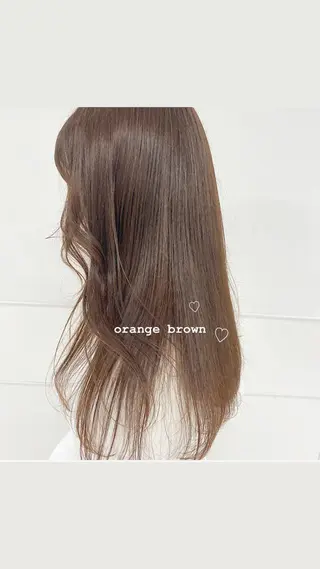 セミロング カラー ヘアアレンジ Amelie yunのヘアスタイル