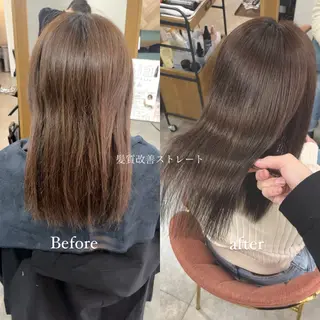 セミロング 韓国ヘア/ 髪質改善特化谷名勇輝のヘアスタイル