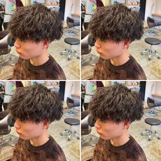 パーマ メンズ メンズパーマ特化 店長望月謙二郎のヘアスタイル
