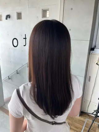 カラー 透明感・艶カラー 🩵miaのヘアスタイル