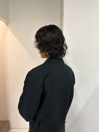 ミディアム カラー パーマ キッズ オトナヘア🌸 harukaのヘアスタイル