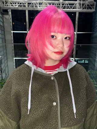 ミディアム カラー mai / linoah˚✧のヘアスタイル