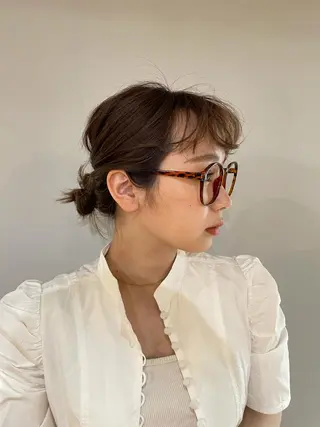 ミディアム カラー パーマ キッズ オトナヘア🌸 harukaのヘアスタイル