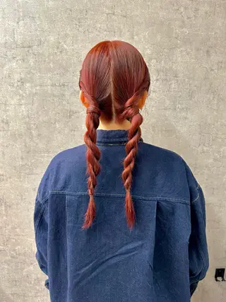 ロング ヘアアレンジ SITY.レイヤー ボブ/透明感カラーのヘアスタイル
