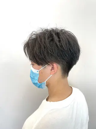 パーマ メンズ 関 京磨のヘアスタイル
