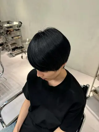 ロング パーマ メンズ ブリーチ/パーマ特化 片平和寿のヘアスタイル