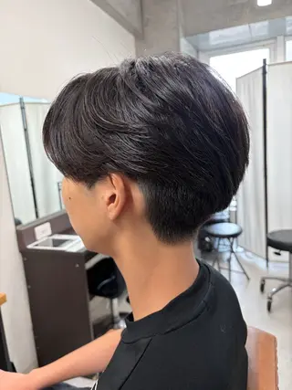 パーマ メンズ カズキ🌼曲がる 縮毛矯正のヘアスタイル