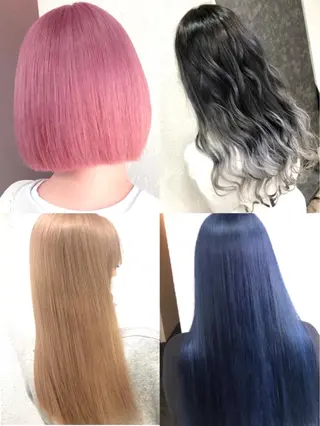 セミロング カラー ブリーチ/髪質改善 店長　板垣智大のヘアスタイル