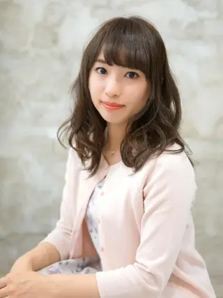 ミディアム 永野 良一のヘアスタイル