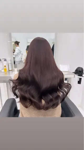 ロング 🤍韓国艶ワンホン ヘアMayu🤍のヘアスタイル