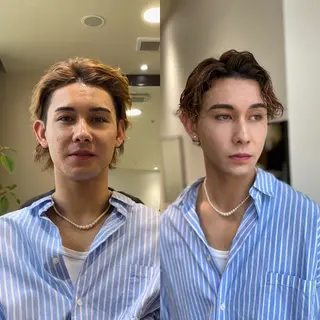 メンズ アイブロウ 中崎町pour. 小柴　楽士のヘアスタイル