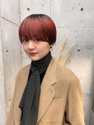 ショート カラー センスをお届けします 大谷将生infpのヘアスタイル