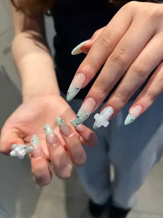 ネイル SEINA_ NAIL🐈‍⬛💗のネイルデザイン