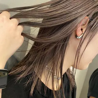 ミディアム マンツーマン女性 美容師 奏のヘアスタイル
