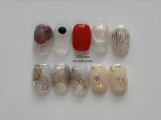 ネイル .aura Kanamiのネイルデザイン