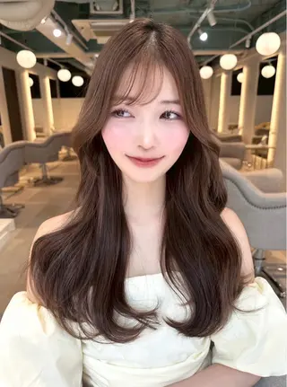 ロング mo moのヘアスタイル