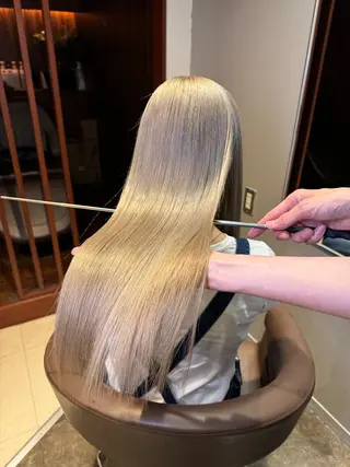 ロング ブリーチ/エクステ モデル募集中🖤のヘアスタイル