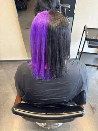 ミディアム 髪質改善⚡️カラー 🍀武久 誠🍀のヘアスタイル