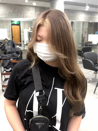ロング カラー Kotoko🖤/海 外/バレイヤージュのヘアスタイル