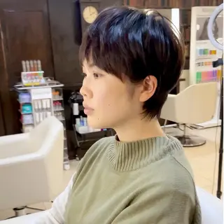 ショート 👑銀座ショート/ 絶壁補正/金子涼👑のヘアスタイル