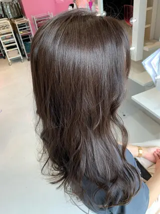セミロング 坂 瑞希のヘアスタイル