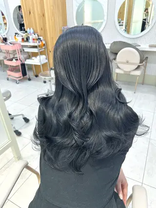 ロング カラー 🇰🇷韓国風くびれ ヘア🇰🇷中村優大のヘアスタイル