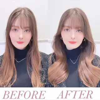 ロング 韓国くびれレイヤー 🇰🇷はづきのヘアスタイル