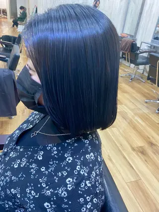 ショート カラー ヘアアレンジ 夜23時まで予約🉑 reverieあきらのヘアスタイル