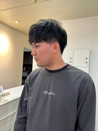 メンズ りん🧸透明感カラ ー/ヘアアレンジのヘアスタイル