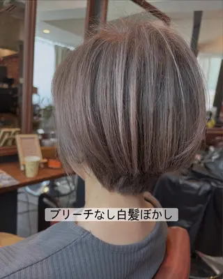 ショート カラー 眞壁 華子のヘアスタイル