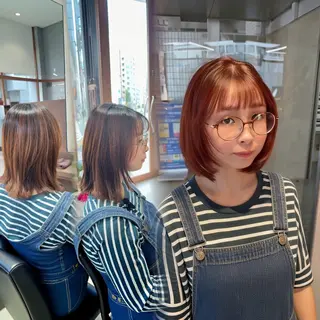 ミディアム 🫧似合わせ×透明感 ケアカラー清野🫧のヘアスタイル