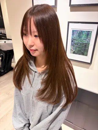 ロング モデル様募集中 ✂️カギワダのヘアスタイル
