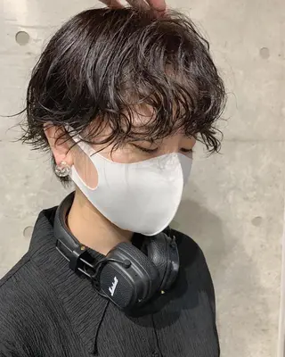 ショート パーマ ボブパーマコテ巻き風 パーマNo1深江秀平のヘアスタイル