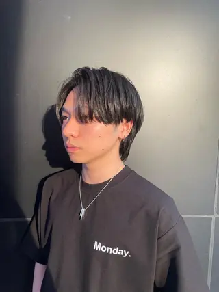 ミディアム メンズ 【柏メンズパーマ職人 】店長 KAZUMAのヘアスタイル