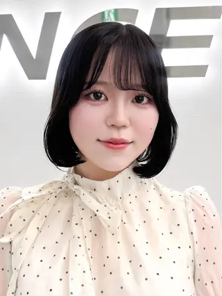 ショート カラー ヘアアレンジ 縮毛矯正🤍 盛れるボブ/ひかりのヘアスタイル