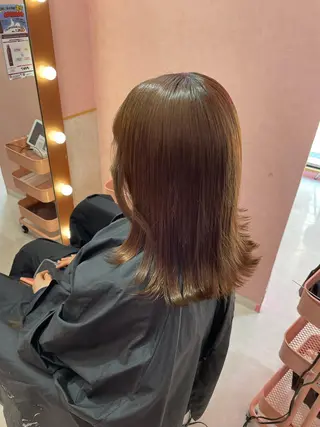 ミディアム カラー 町田ブリーチ特化 MANATOのヘアスタイル